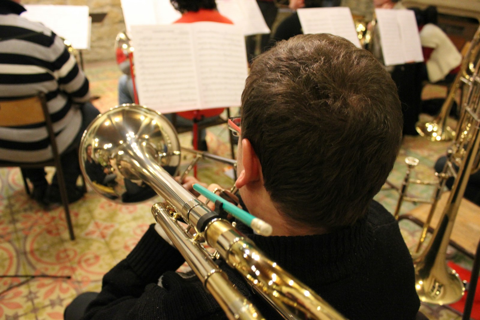 CYM Music ensemble rehearsal